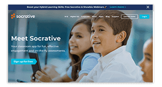 ¿Y si en lugar de erradicar los móviles durante la clase se utilizaran para potenciar la enseñanza? Esta es la idea sobre la cual se desarrolló Socrative, una aplicación que permite al alumnado realizar todo tipo de tests y actividades y al profesor obtener datos sobre los resultados de cada participante.