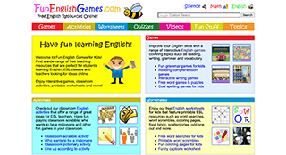 En esta página web encontrarás todo tipo de juegos, actividades, cuestionarios, vídeos y más para practicar inglés. La web está en inglés, pero no te costará navegar por ella.