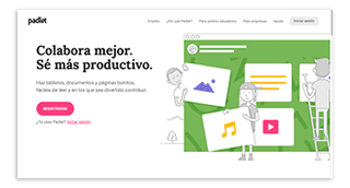 Este recurso en línea te permite crear muros interactivos y colaborativos con tus alumnos. En ellos puedes colgar todo tipo de contenidos (vídeos, documentos, indicaciones, actividades), sobre los cuales tus alumnos pueden reaccionar y comentar libremente.