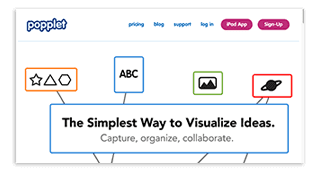 ¿Necesitas realizar mapas mentales y/o conceptuales? Popplet es la herramienta que estás buscando, enfocada al trabajo colaborativo y a una mejor organización y presentación de los contenidos académicos. Tiene versión gratuita.