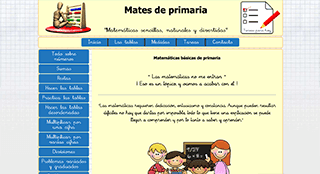 El título de la página habla por sí solo: en ella encontrarás una propuesta didáctica y sencilla para que los más pequeños se familiaricen con los términos y conceptos matemáticos más importantes y elementales sin tener que salir de casa.