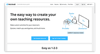 Una herramienta más para crear actividades personalizadas para tu clase: cuestionarios, juegos de palabras e incluso videojuegos sencillos. El factor diferencial de Wordwall es que sus actividades también están preparadas para ser imprimidas.