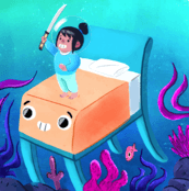 Una historia interactiva que nos lleva a acompañar a Nura en la aventura de descubrir que ir a la cama no es tan aburrido como parece. Además de ser un cuento divertido, ayudará a tus hijos a aprender y practicar inglés.