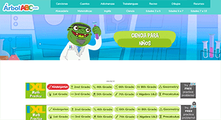 Ya hemos comentado este portal en la sección de matemáticas: Árbol ABC contiene a su vez un apartado de la web destinado a ofrecer recursos didácticos sobre ciencia (principalmente en formato de experimentos) para niños y niñas. La página contiene publicidad.