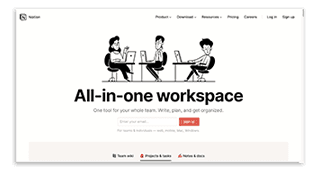 ¿Necesitas organizarte mejor? Esta increíble herramienta te permite disponer de tu propio espacio para organizarte a la perfección: crea páginas, listas, artículos, tablas, calendarios, galerías de imágenes, tableros, líneas de tiempo, archivos y mucho más. Y, por si fuera poco, es colaborativo y su versión gratuita es una pasada. ¡Te enamorarás de Notion!