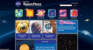 Portal de la mano de la mismísima NASA dirigido a los más pequeños para abordar la ciencia espacial de una forma divertida. Además de ofrecer juegos, vídeos y actividades, también presentan muchas manualidades caseras con un enfoque didáctico. La web está en inglés