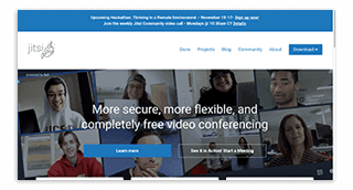 Una herramienta más para realizar videollamadas, en este caso totalmente gratuita y con un límite de hasta 75 participantes (aunque a partir de 35 la experiencia comenzará a verse resentida). A destacar su límite de duración por llamada: ¡Inexistente!