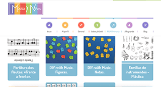 Portal didáctico centrado en el ámbito musical y destinado a la infancia (Educación Infantil y Primaria) con recursos de todo tipo, desde pósteres hasta juegos de mesa, DIY y canciones.