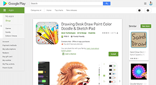 Aplicación para todas las edades que permite explotar la vena creativa que todos llevamos dentro a través de una interfaz muy completa, que incluye pinceles 3D y stickers. Además, funciona sin conexión a Internet.