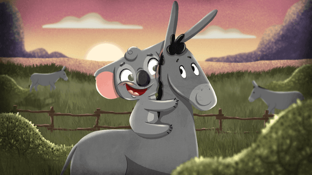 Nala Koala and The Donkey