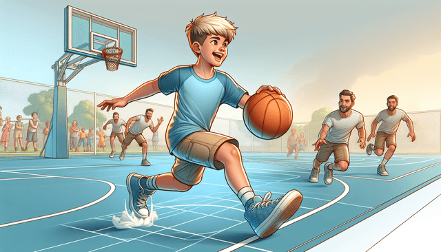 Tiny Basketball Hero's Big Win