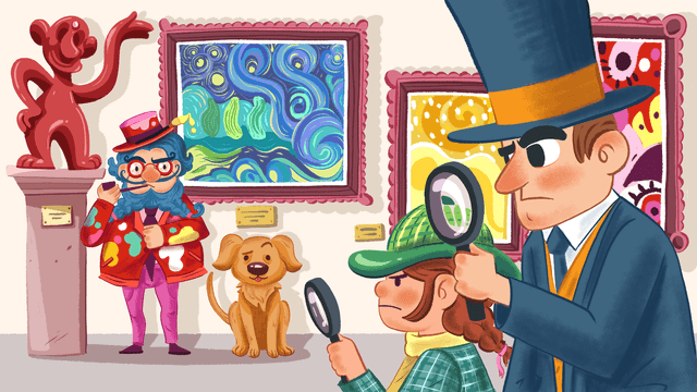 Angus Hat and The Missing Painting